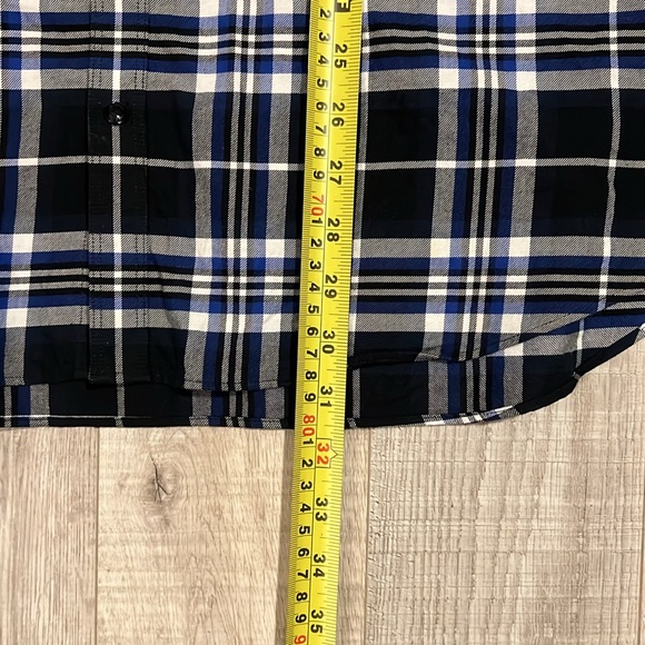 Express Fitted Plaid Dress Shirt - Picture 8 of 11
